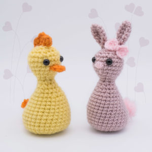 Küken und Hase